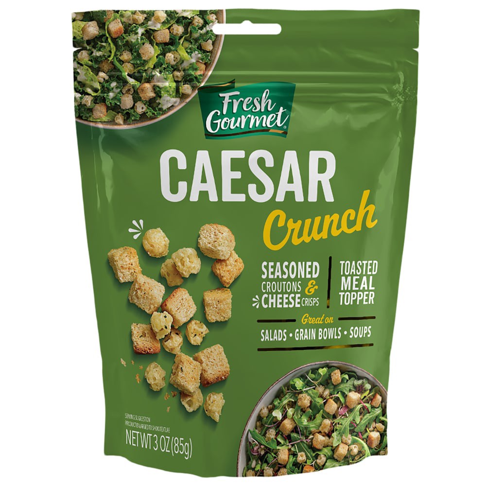slide 1 of 1, Fresh Gourmet Ceasar Crunch Topper, 3 oz
