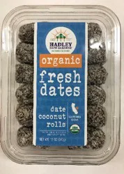 Hadley Organic Fresh Date Coconut Rolls