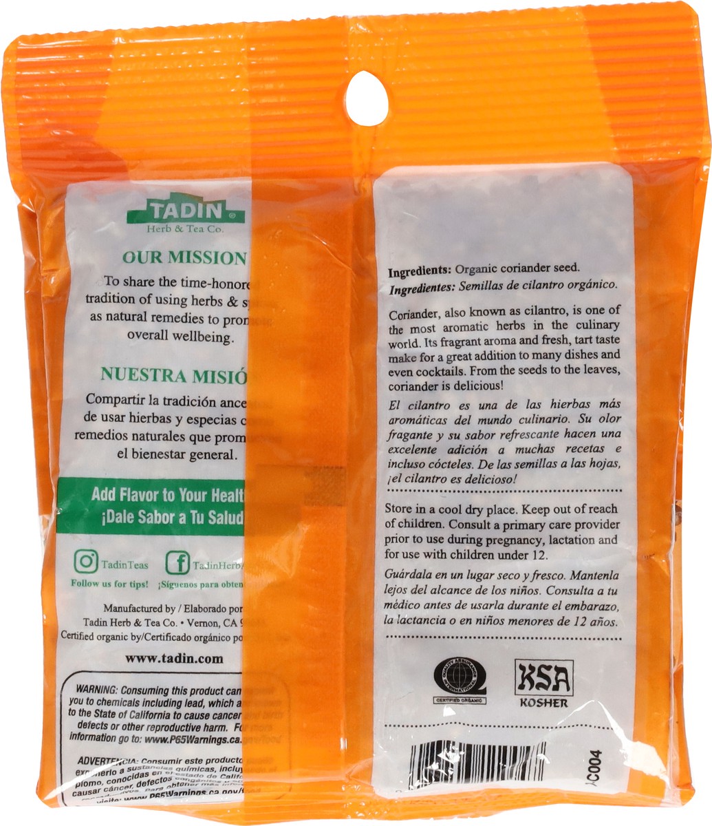 slide 5 of 12, Tadin Organic Coriander 1 oz, 1 oz