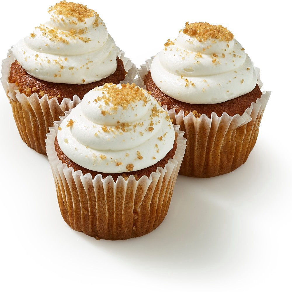 slide 4 of 4, Private Selection Pumpkin Spice Cupcakes, 4 ct