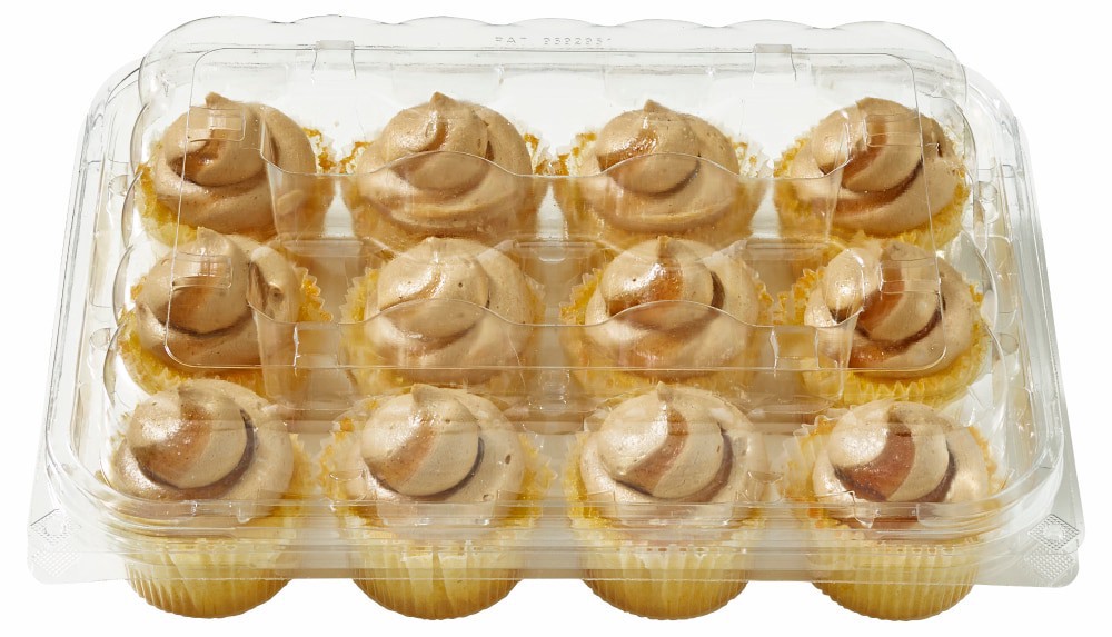 slide 3 of 3, Bakery Fresh Apple Caramel Mini Cupcakes, 12 ct