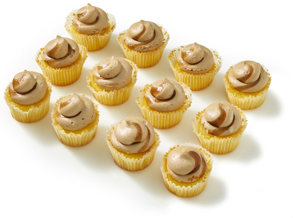 slide 1 of 3, Bakery Fresh Apple Caramel Mini Cupcakes, 12 ct