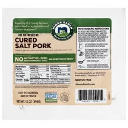 Niman Ranch All Natural Uncured Salt Pork