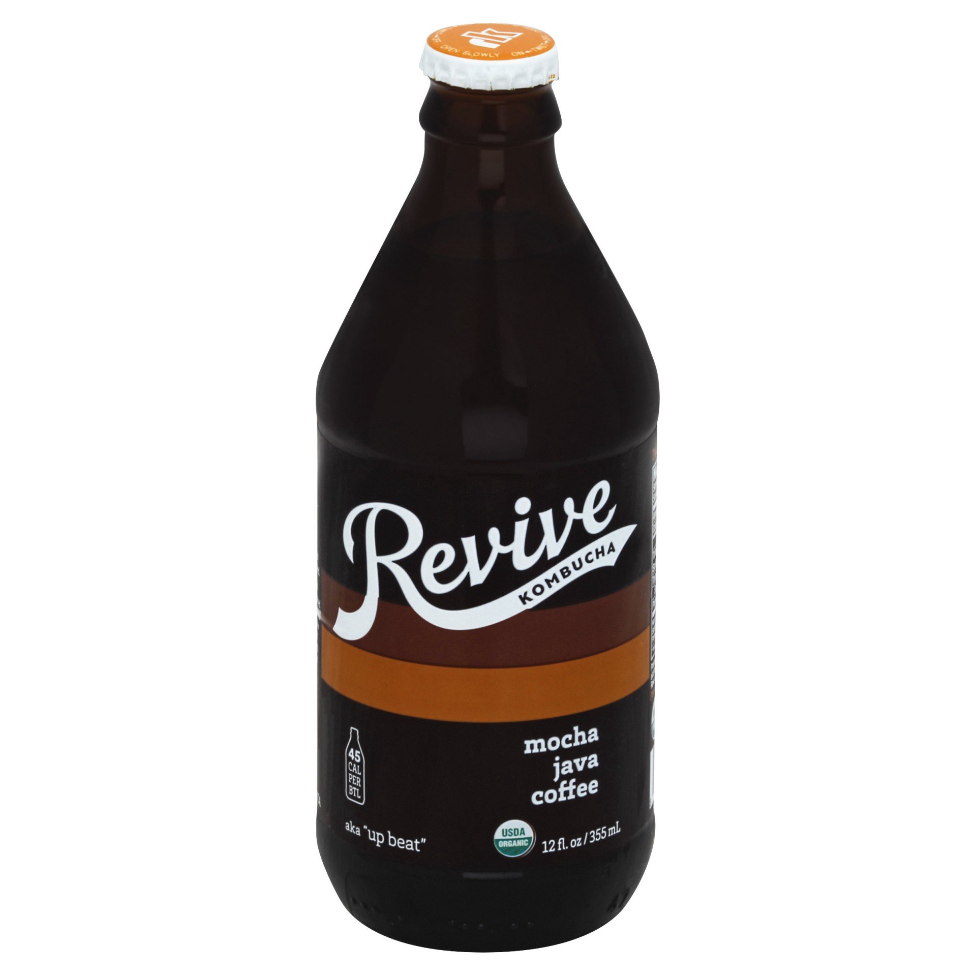 slide 1 of 6, Revive Kombucha, Mocha Java Coffee - 12 oz, 12 oz