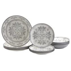 Tabletops Gallery Carrara Dinnerware Set - Gray