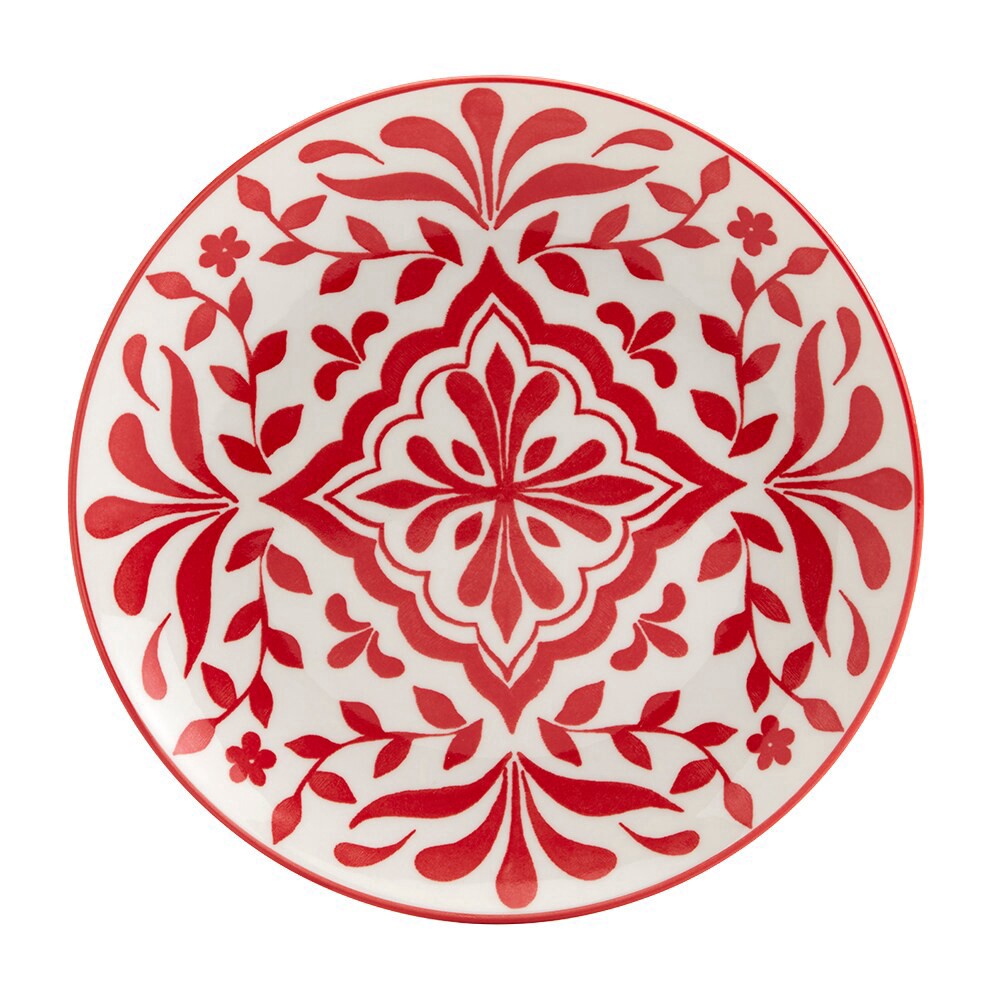 slide 3 of 5, Tabletops Gallery Giana Dinnerware Set - Red, 12 ct