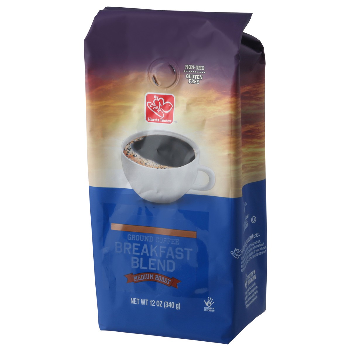 slide 9 of 12, Harris Teeter Medium Roast Ground Breakfast Blend Coffee 12 oz, 12 oz
