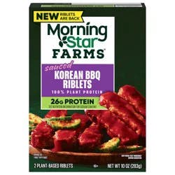 MorningStar Farms Korean BBQ Vegan Sauced Riblets