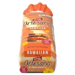 Sara Lee Artesano Hawaiian Pre-sliced Bread, 20 oz