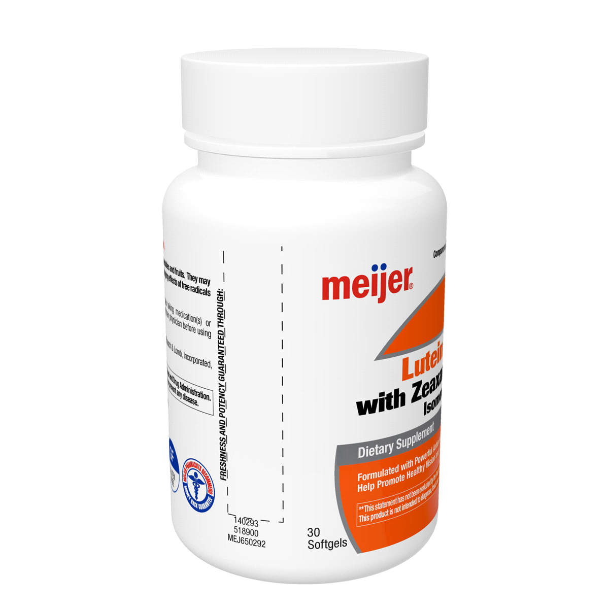 slide 5 of 5, Meijer Lutein with Zeaxanthin, 30 ct