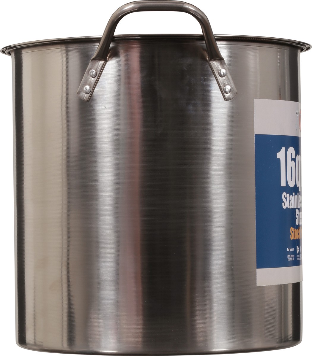 slide 3 of 12, Victoria 16 Quart Stainless Steel Stock Pot 1 ea, 16 qt