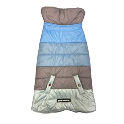 Eddie Bauer Flora Colorblock Puff Coat - Gray - Large