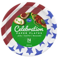 Kroger Celebration 10-Inch Paper Plates