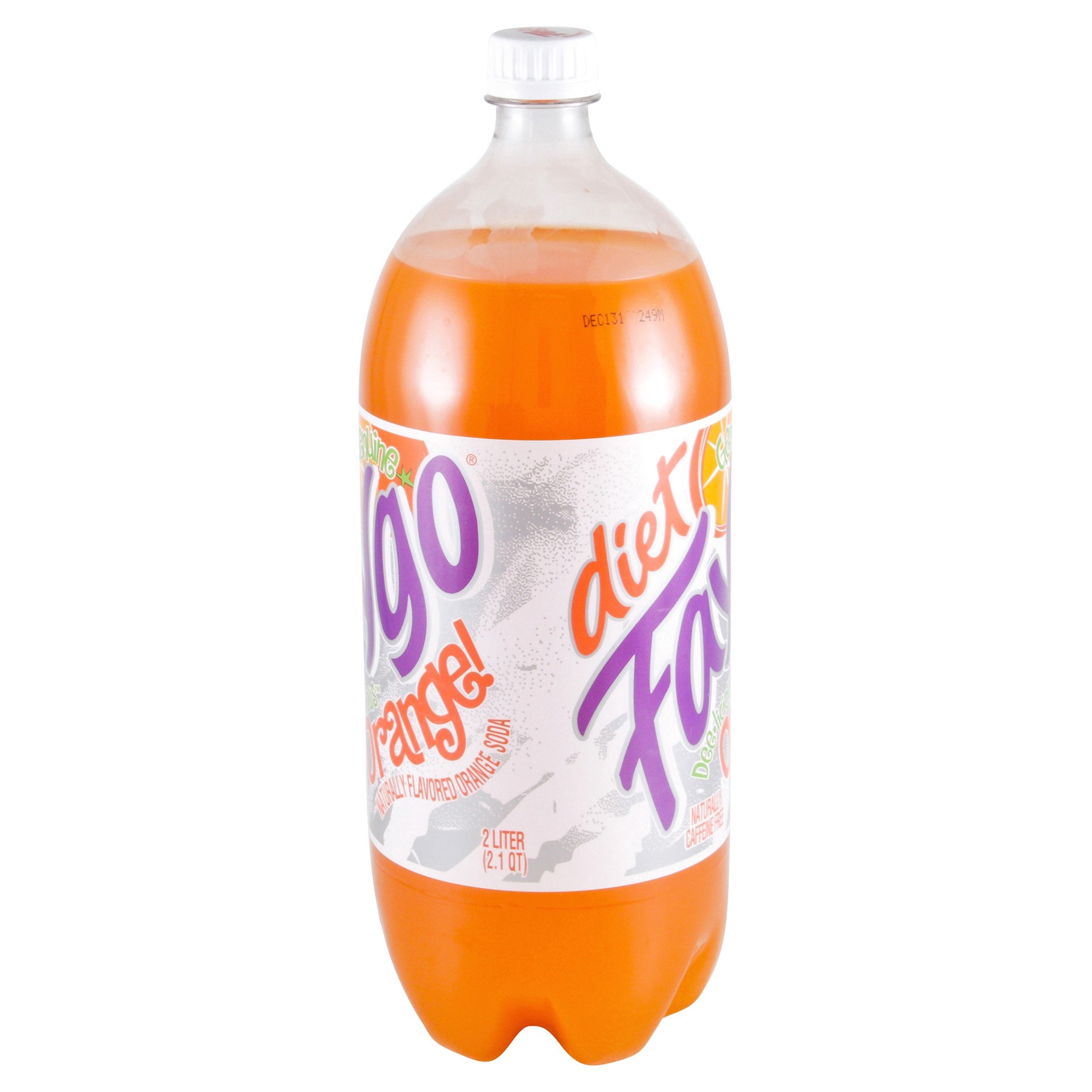 slide 5 of 13, Faygo Diet Orange bottle, 67.6 fl oz
