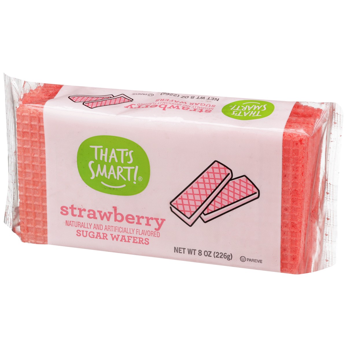slide 6 of 9, That's Smart! Strawberry Sugar Wafers, 8 oz