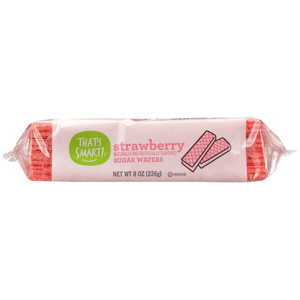 slide 2 of 9, That's Smart! Strawberry Sugar Wafers, 8 oz