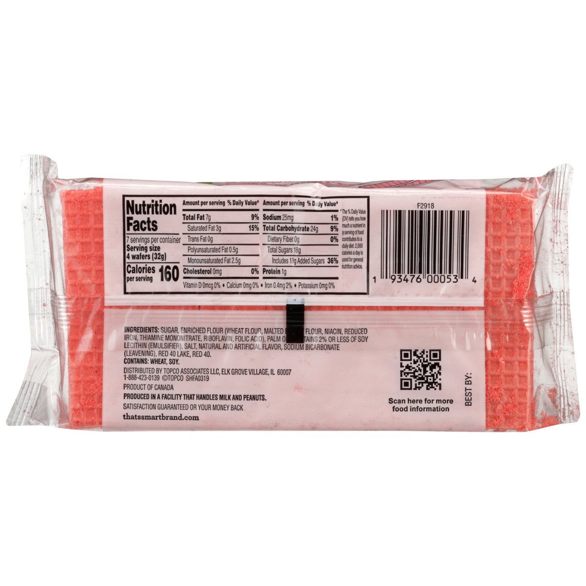 slide 8 of 9, That's Smart! Strawberry Sugar Wafers, 8 oz