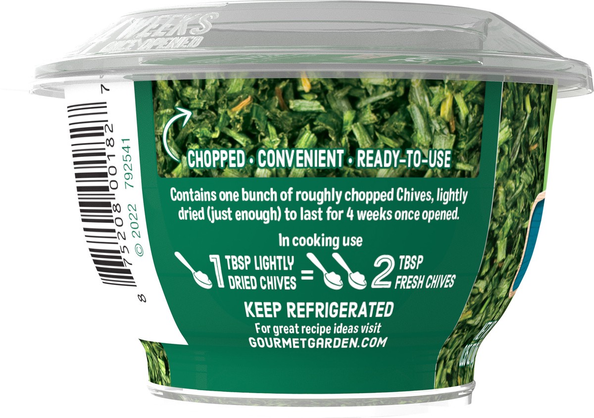 slide 6 of 9, Gourmet Garden Lightly Dried Chopped Chives, 0.35 oz, 0.35 oz