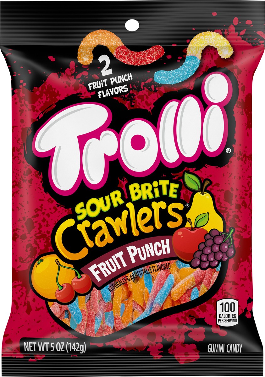 slide 8 of 12, Trolli Sour Brite Crawlers Fruit Punch Gummi Candy 5 oz, 5 oz