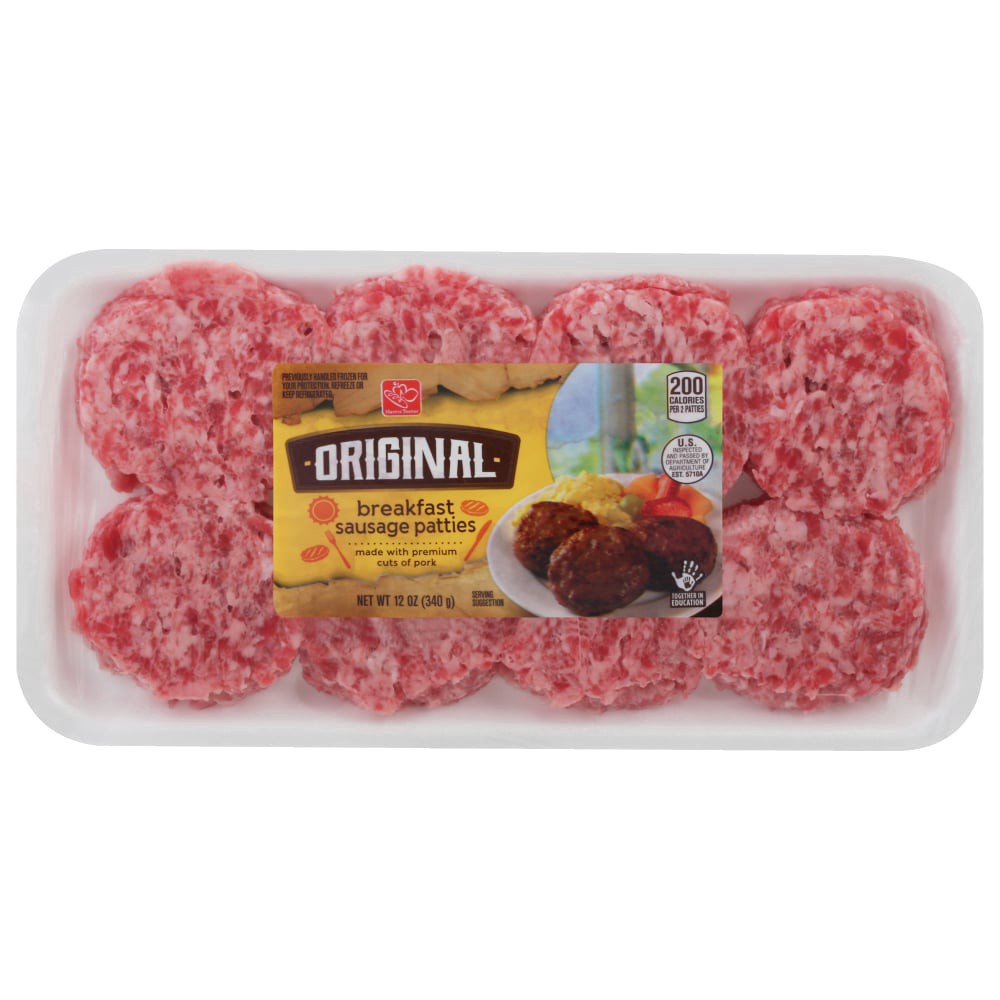 slide 1 of 2, Harris Teeter Original Breakfast Pattie, 1 ct