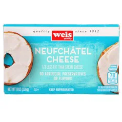 Weis Quality Smooth and Creamy Neufchatel Bar Cream Cheese