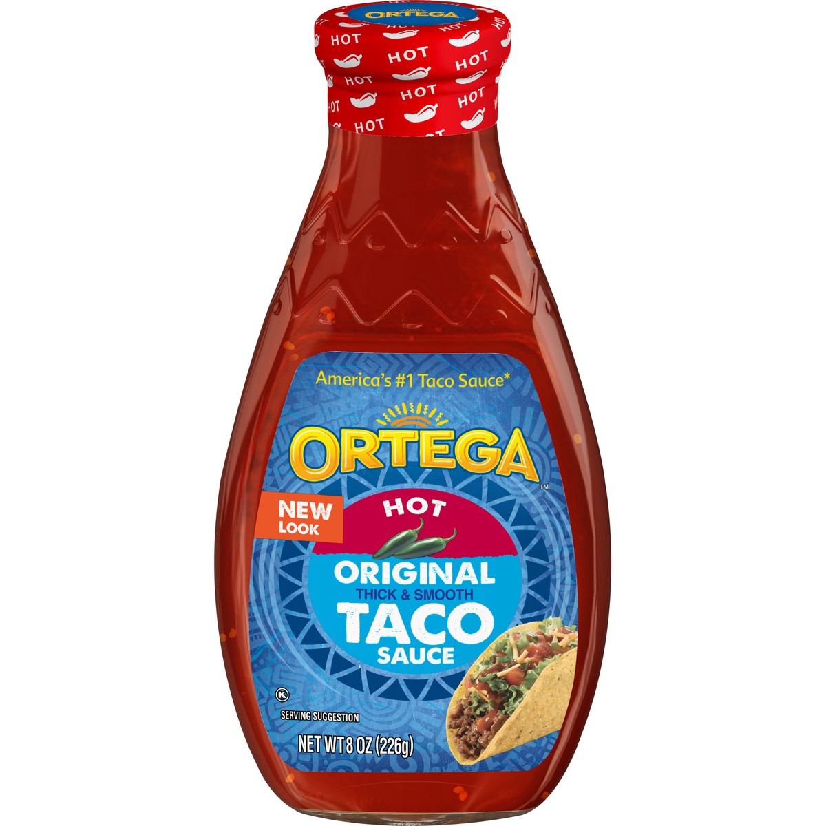 slide 11 of 11, Ortega Hot Thick & Smooth Original Taco Sauce - 8 oz, 8 oz