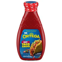 Ortega Hot Thick & Smooth Original Taco Sauce 8 oz