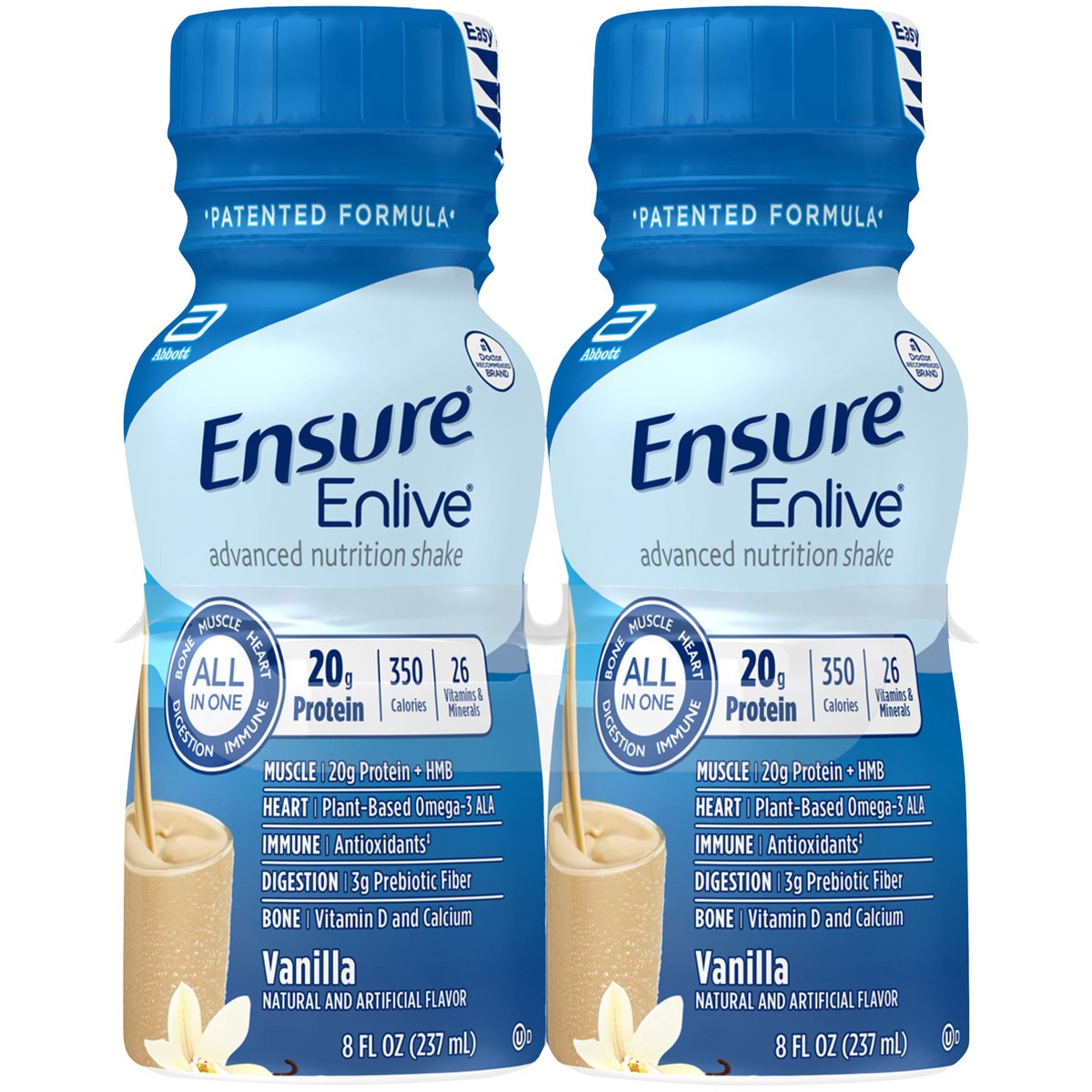 slide 6 of 9, Ensure Enlive Advanced Meal Replacement Shake Vanilla Ready-to-Drink - 32 fl oz, 4 ct; 8 fl oz