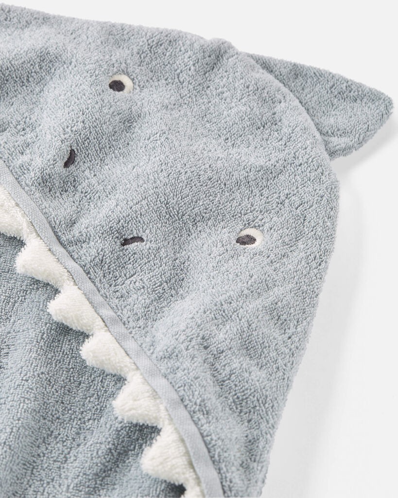 slide 3 of 4, Carter's Just One You Little Planet Hooded Character Towel - Shark, 1 ct