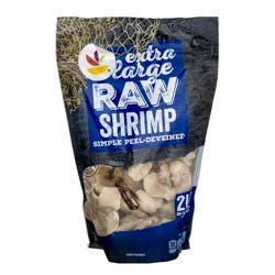 Giant Farm Raised Raw EZ-Peel Extra Large Shrimp 26-30 ct Frozen