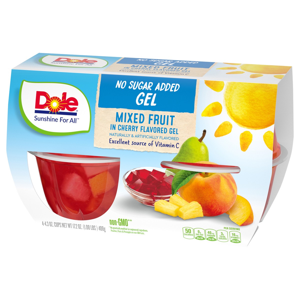 slide 3 of 9, Dole Mixed Fruit, 4 ct