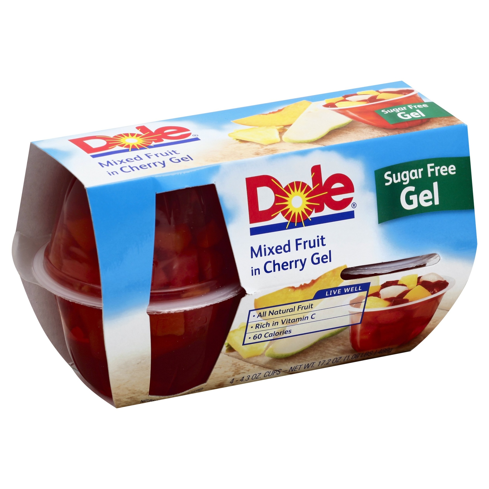 Dole Mixed Fruit in Cherry Gel Shipt