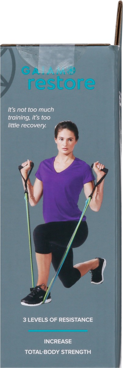 slide 11 of 11, Gaiam Restore 3-In-1 Resistance Cord 1 ea, 1 ea