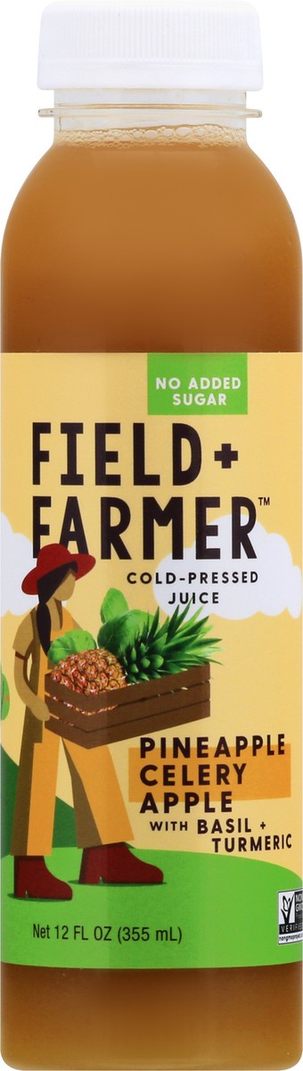 slide 3 of 12, Field & Farmer Field + Farmer Cold-Pressed Pineapple Celery Apple Juice 12 oz, 12 oz