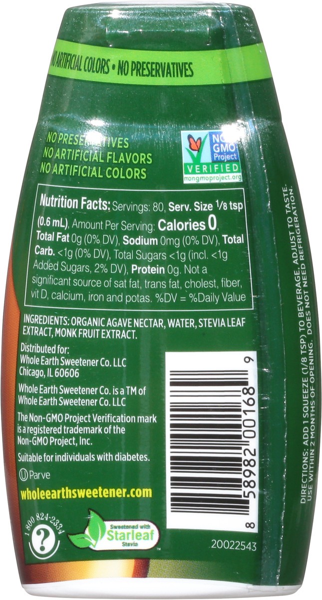 slide 9 of 12, Whole Earth Sweetener Co. Stevia & Monk Fruit Original Liquid Sweetener 1.62 oz, 1.62 oz