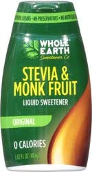 Whole Earth Sweetener Co. Sweetener Co. Stevia & Monk Fruit Original Liquid Sweetener 1.62 oz