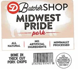 DIERBERGS BUTCHER SHOP MP BONE IN THICK CENTER CUT CHOP