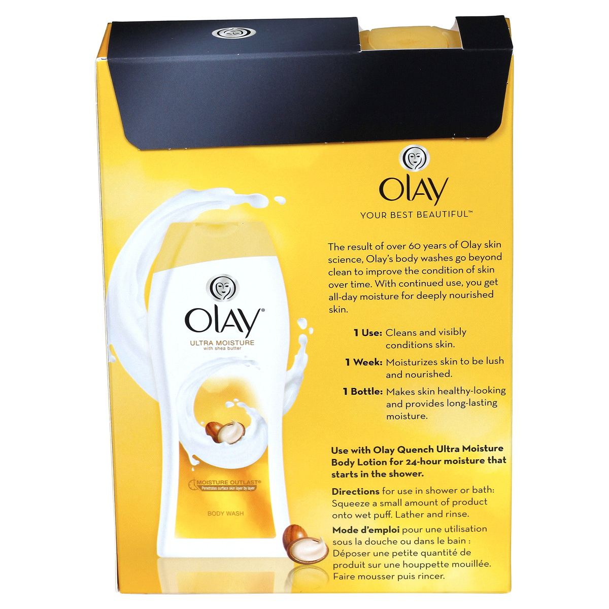 slide 3 of 5, Olay Ultra Moisture Shea Butter Body Wash, 31.9 fl oz