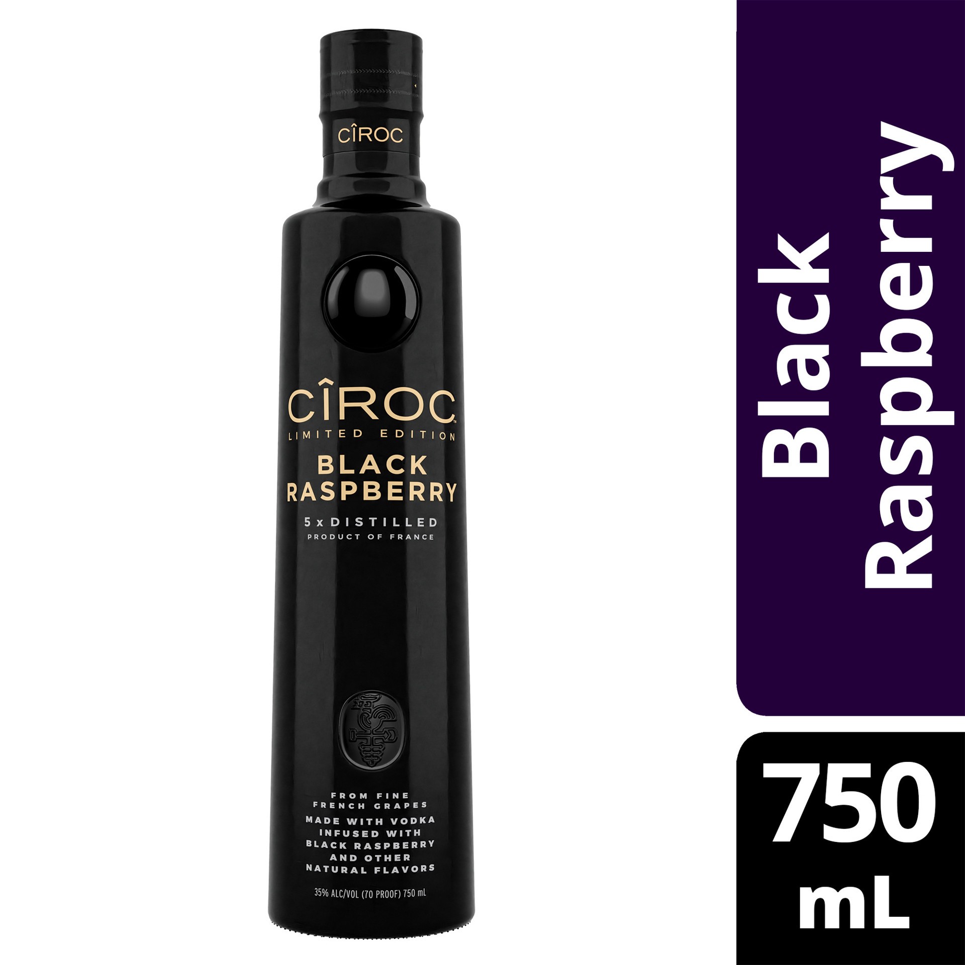 slide 2 of 4, Ciroc Black Raspberry Vodka, 750 ml