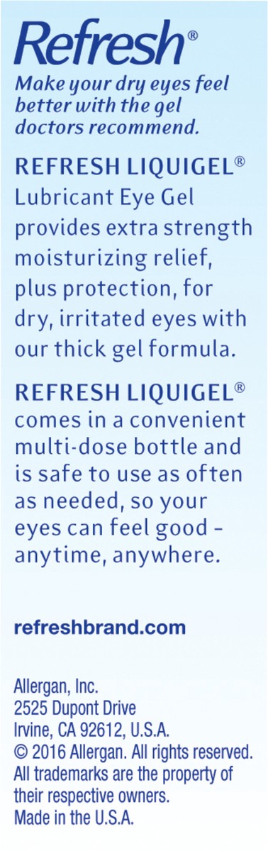 slide 4 of 5, Refresh Liquigel, 15 ml