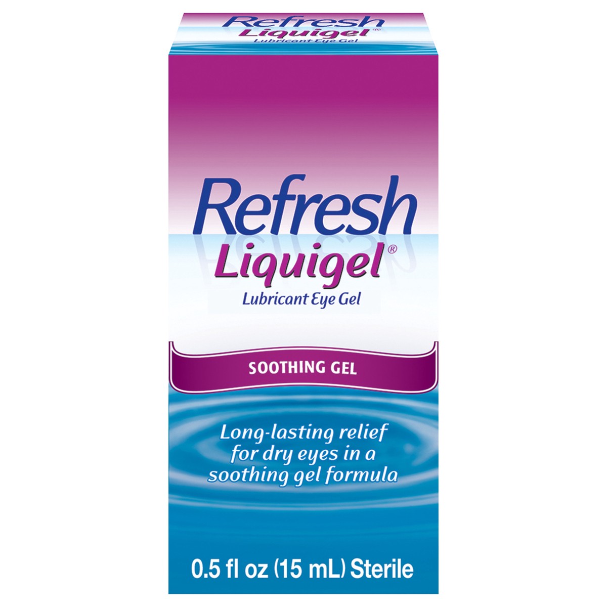 slide 1 of 5, Refresh Liquigel Lubricant Eye Gel Preserved Tears, 0.5 fl oz (15 mL), 0.5 fl oz