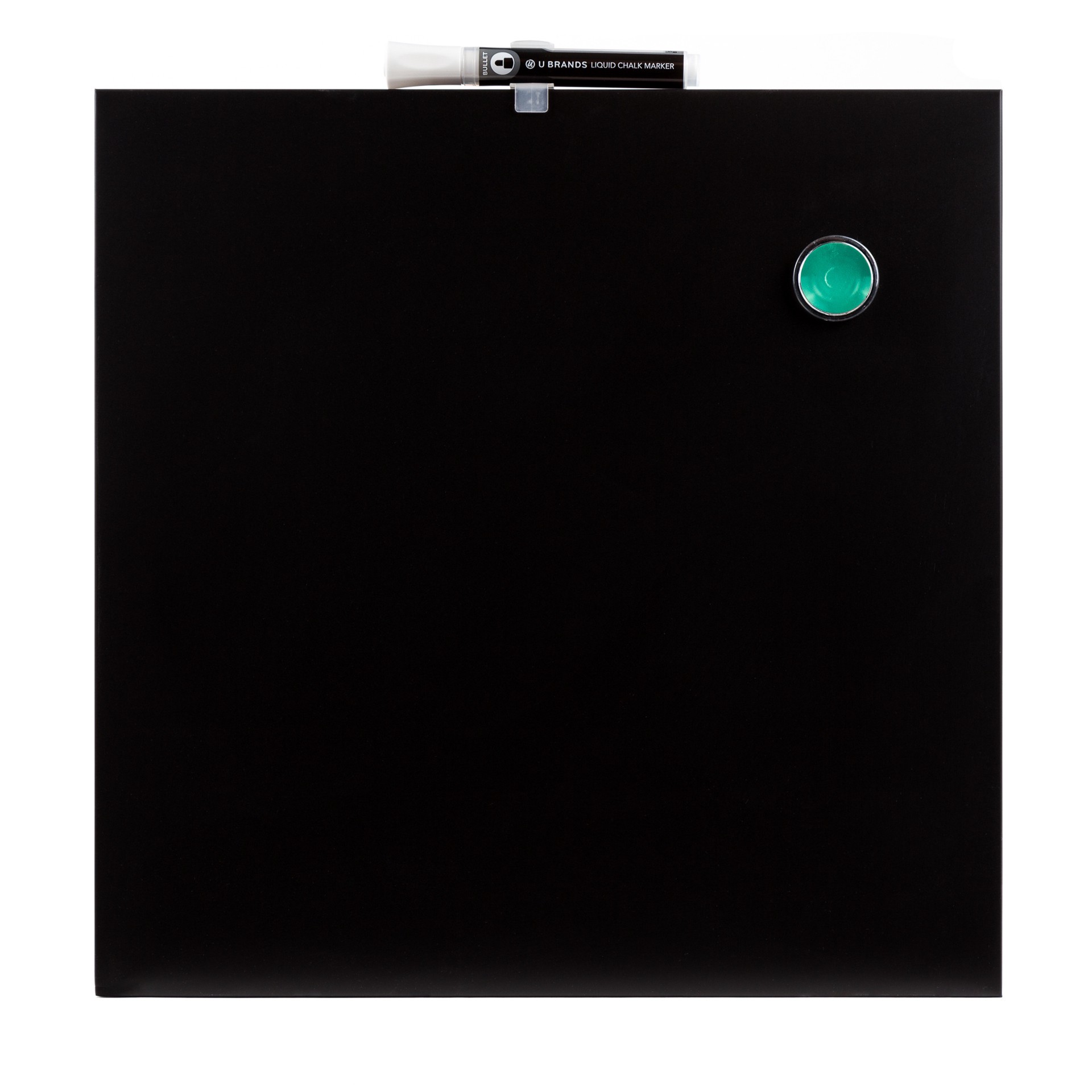 slide 1 of 5, U Brands Magnetic Chalkboard, 14 X 14 Inches, Frameless (468U00-04), 1 ct
