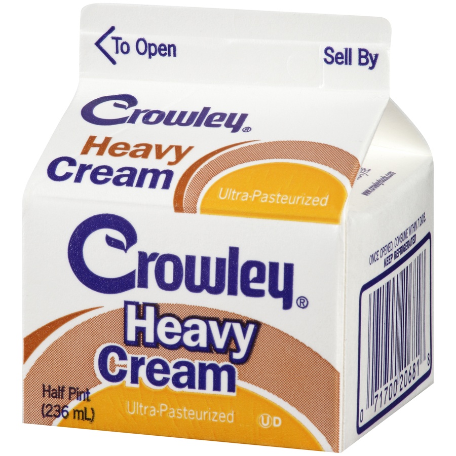 slide 3 of 8, Crowley Heavy Cream, 1/2 pint