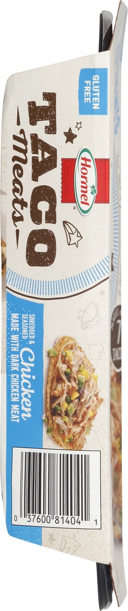 slide 5 of 8, Hormel Shredded & Seasoned Chicken Taco Meats, 12 oz