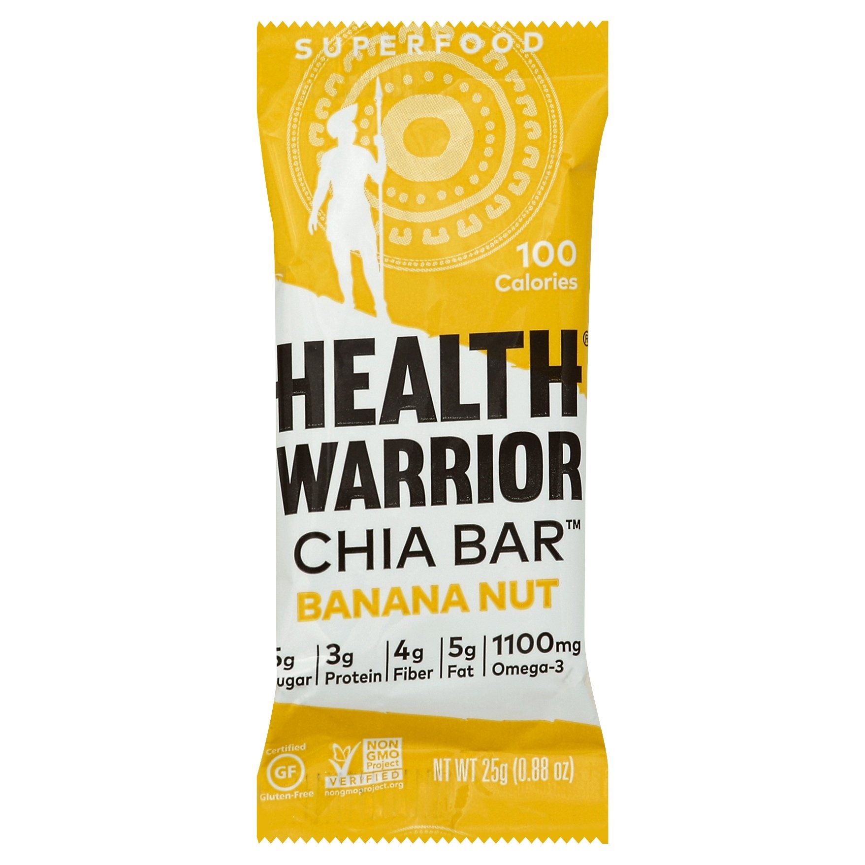 slide 1 of 1, Health Warrior Banana Nut Chia Bar, 0.88 oz