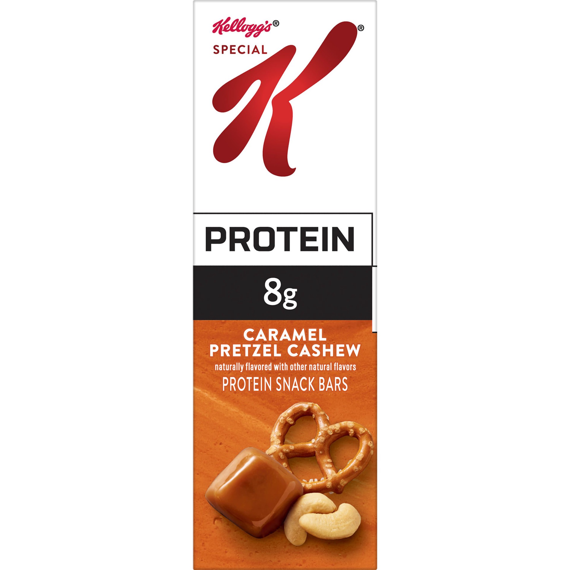 slide 3 of 5, Special K Kellogg's Special K Protein Snack Bars, Caramel Pretzel Cashew, 7.38 oz, 6 Count, 7.38 oz