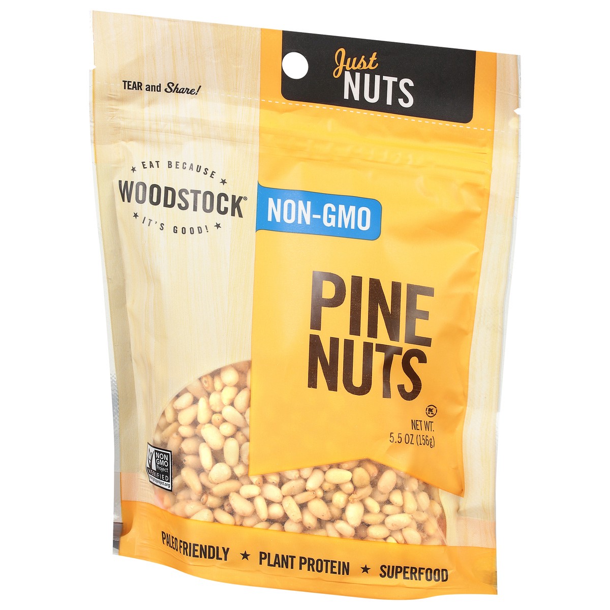 slide 3 of 9, Woodstock Pine Nuts 5.5 oz, 5.5 oz