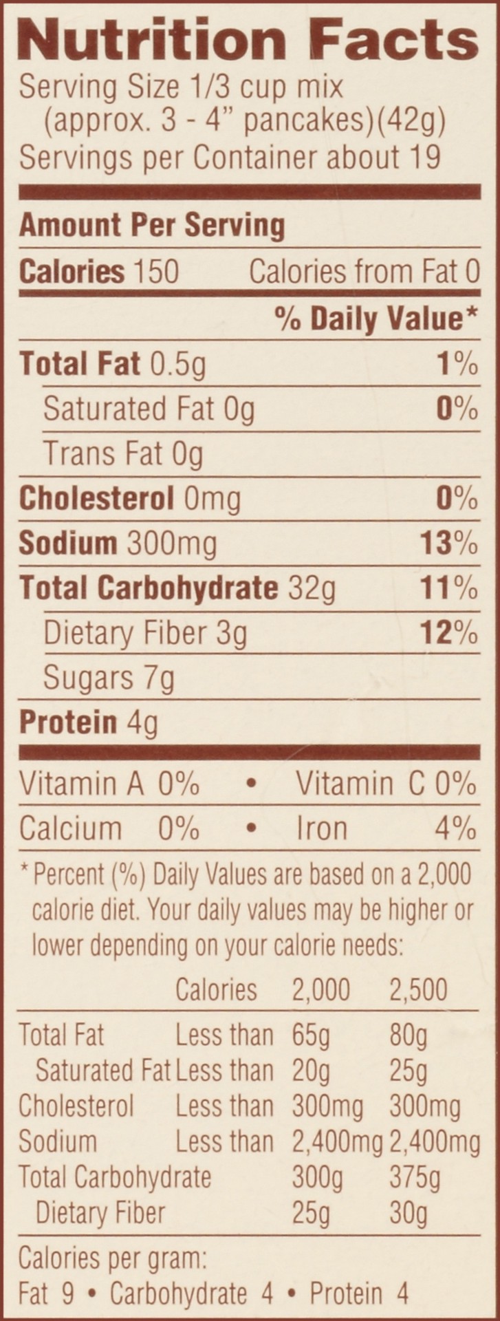 slide 3 of 5, Log Cabin All Natural Pancake Mix, 28 oz