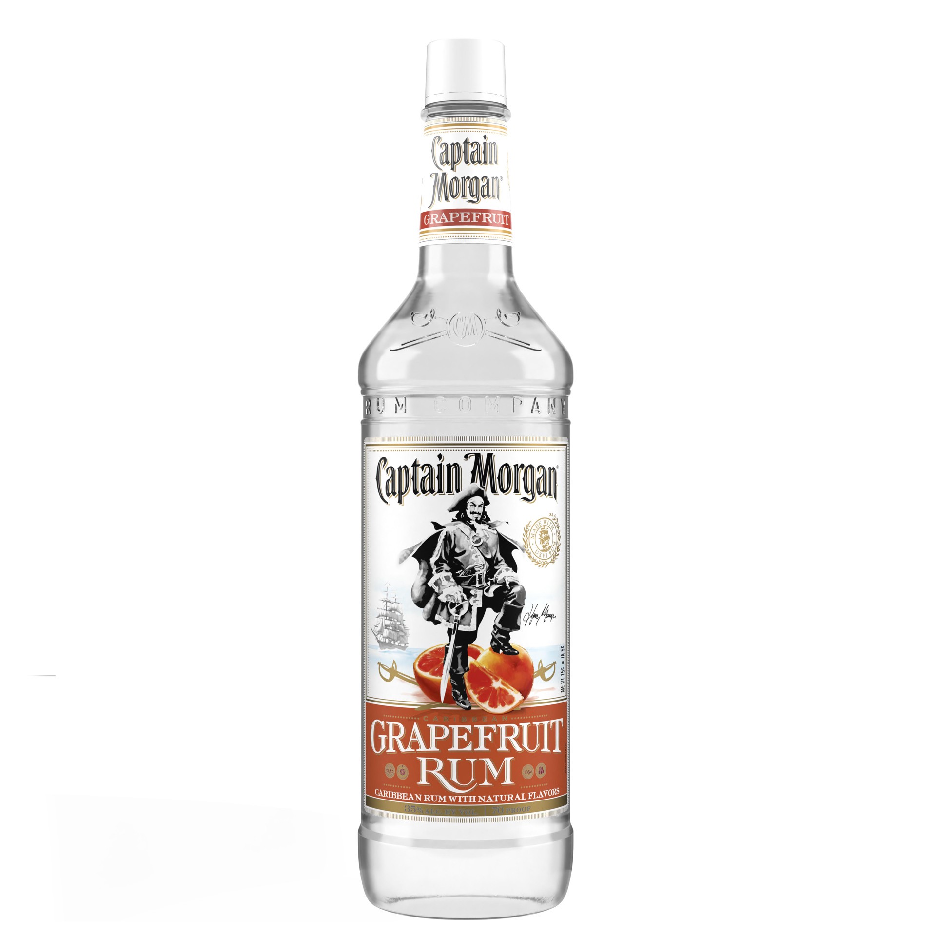 slide 1 of 4, Captain Morgan Grapefruit Rum, 750 ml