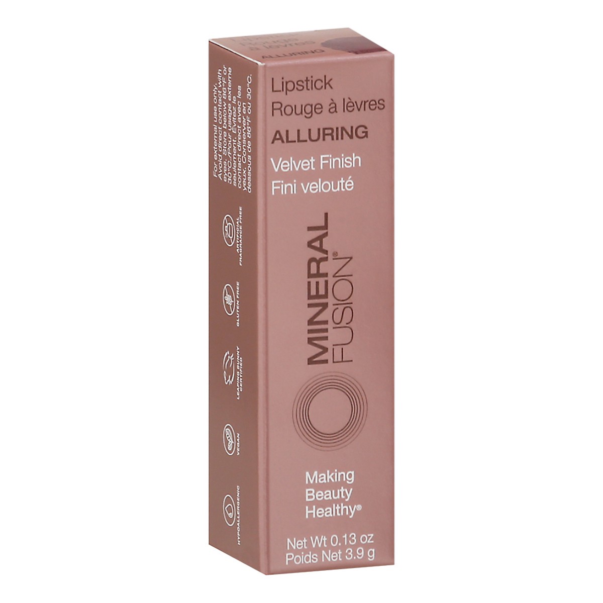 slide 8 of 10, Mineral Fusion Velvet Finish Alluring Lipstick 0.13 oz, 1 ct